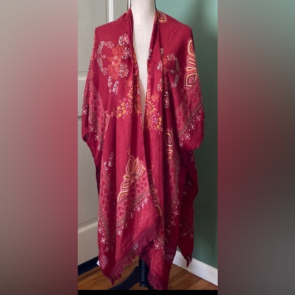 Womens Kimono cover up cardigan top, One size - Picture 3 of 8